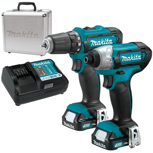 Makita aku set bušilica, udarni odvijač CLX224X