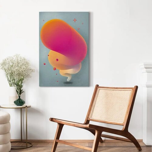  Slika - Pink Streak (1 Part) Vertical 80x120 Slike