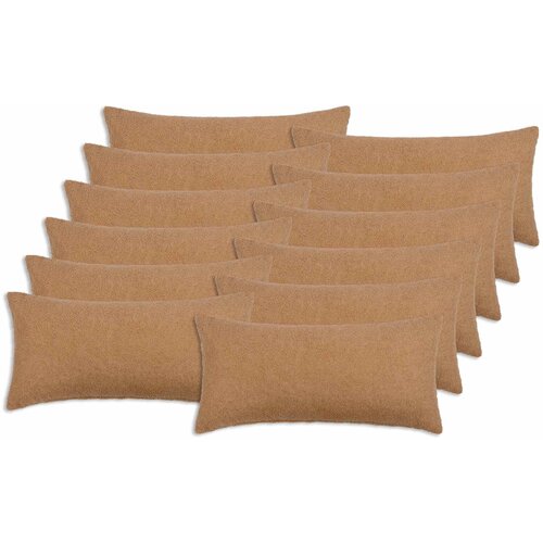  Presvlaka za jastuk 12 pcs HEERLEN Bež 40 x 80 cm Bouclé Cene