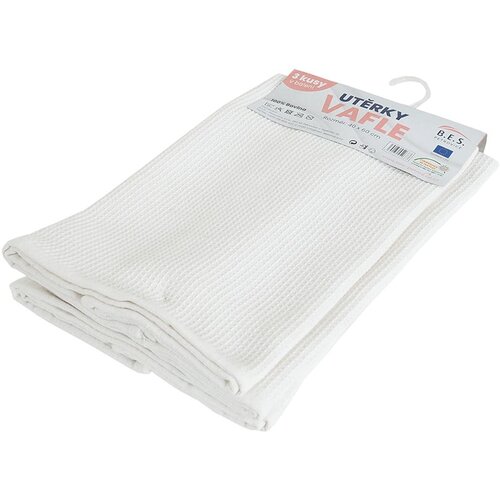 B.E.S. Bombažne kuhinjske krpe v kompletu 3 ks 40x60 cm Wafle – Cene