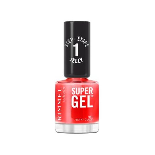 Rimmel London Super Gel STEP1 lak za nohte 12 ml odtenek 011 Berry Glace Cene