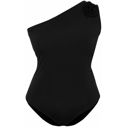 Trendyol Curve Black Shoulder Detailed Knitted Bodysuit Cene