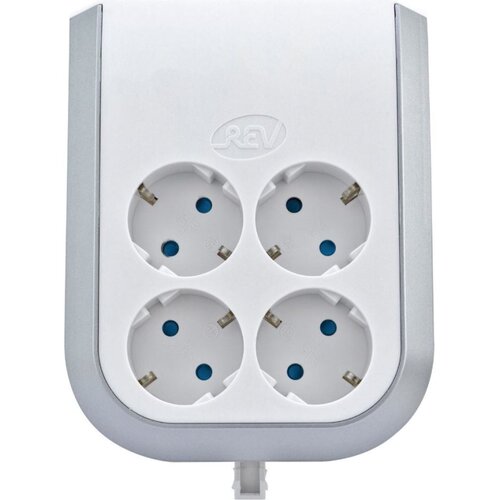REV RITTER produžni kabel s utičnicama (4-struko, Bijelo-srebrne boje, 3.500 W) Cijene