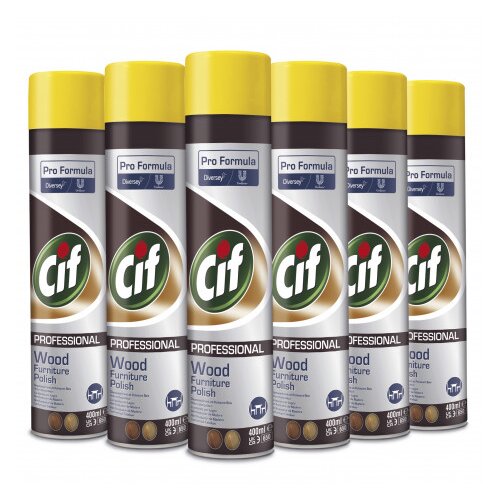 Cif Professional Wood Furnit. Polish Sredstvo za negu namestaja, 6 komada, 400ml Cene