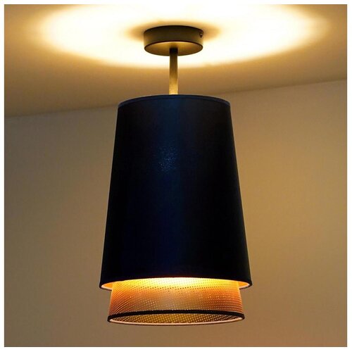  Duolla - Plafonski luster BELL SHINY 1xE27/15W/230V prečnik 25 cm plava/bakrena Cene