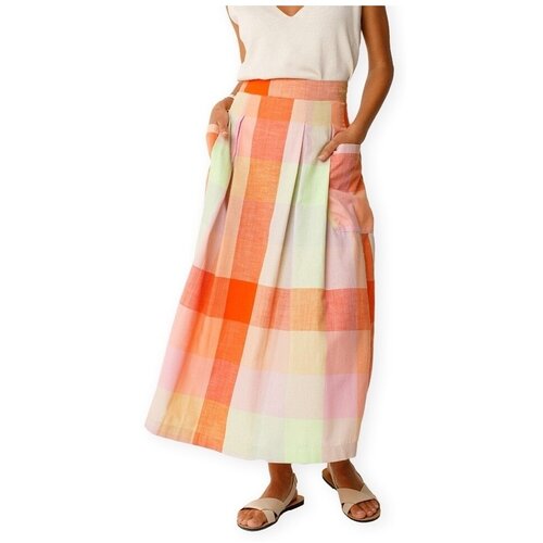 SKFK Krila Irama Gots Skirt - Checks Večbarvna Cene