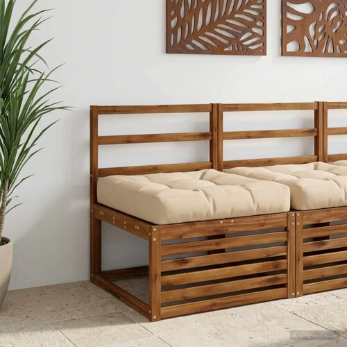 Jastučić za sjedalo od 1 dijela VIANEN 100% poliester Krem - Krem 60 x 60 x 12 cm 1 Cijene