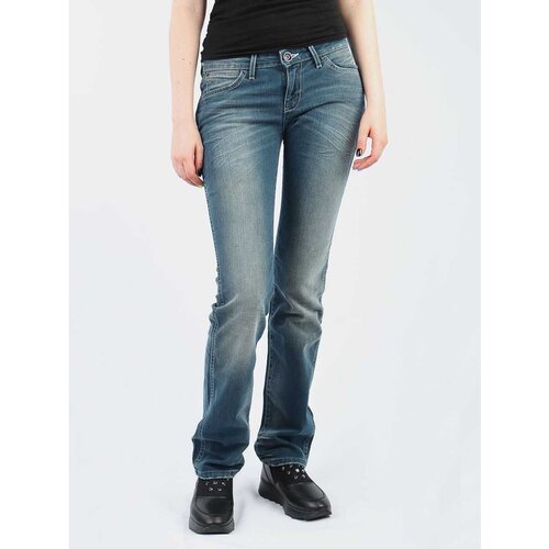 Wrangler Jeans straight Mae W21VXB035 Modra Slike