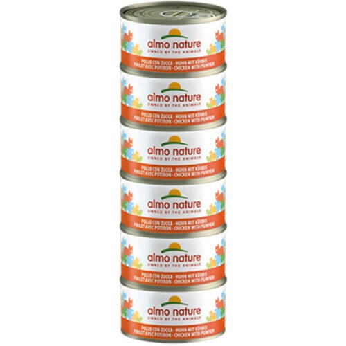 Almo Nature Natural Megapack - pi&amp;scaron;čanec in bučke- 6x70 g Slike