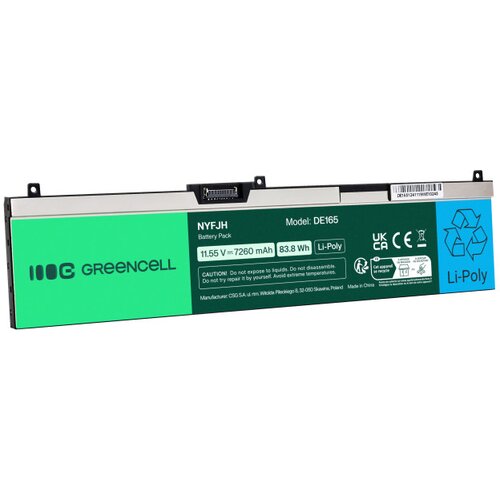 Green cell Baterija za Dell Precision 7330 / 7530 / 7540, 11.55 V, 7260 mAh Slike