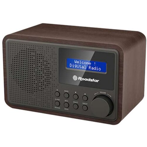 Roadstar radio sa drvenim kući&amp;scaron;tem HRA700D+ braon Slike