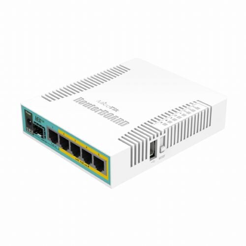 MikroTik (RB960PGS) 5-port Gigabit PoE Router 1x SFP Slike
