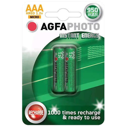 Agfa PUNJIVA BATERIJA R2U MICRO, AAA,1.2 V, 950 MAH, BLIST.2 KOM