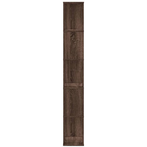  Regal za knjige s 5 razina boja hrasta 45x23,5x162,5 cm drveni Slike