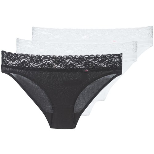 DIM COTON FEMININE X4 Crna Slike