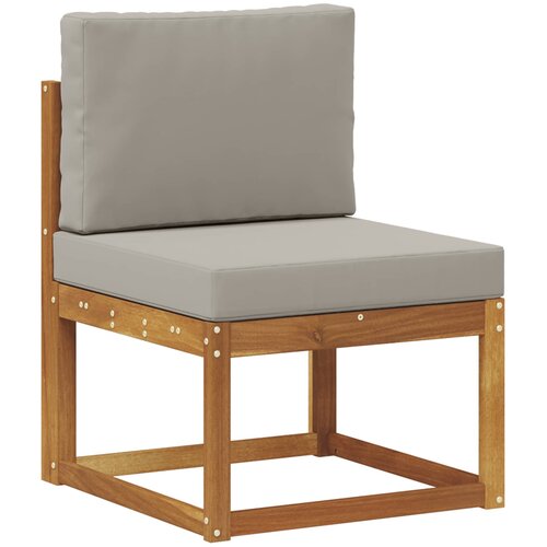  Set vanjskih sofa 7 kom. Prirodna i svijetlo siva Slike