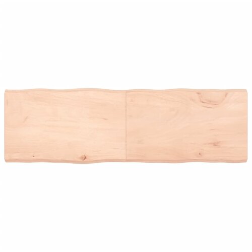 Stolna ploča 160 x 50 x (2-6) cm od hrastovine sa živim rubom Slike