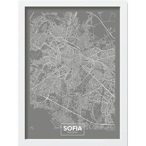 Wallity Plakat u okviru 40x55 cm Sofia - Cijene