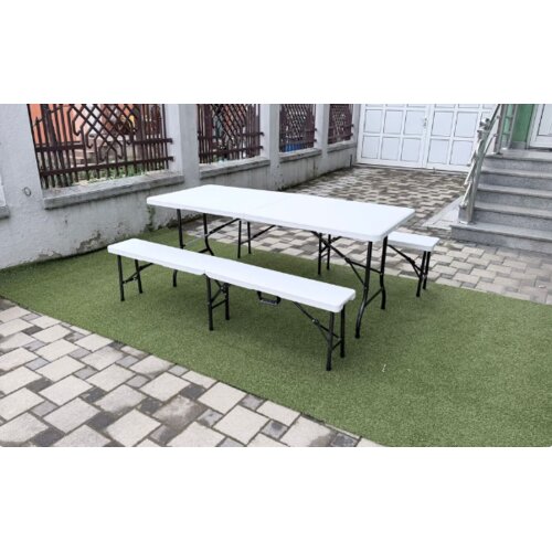 RISTIC COMPANY Sklopivi ba&scaron;tenski set - sto i 2 klupe Cene