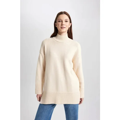 Defacto Regular Fit Turtleneck Sweater Tunic