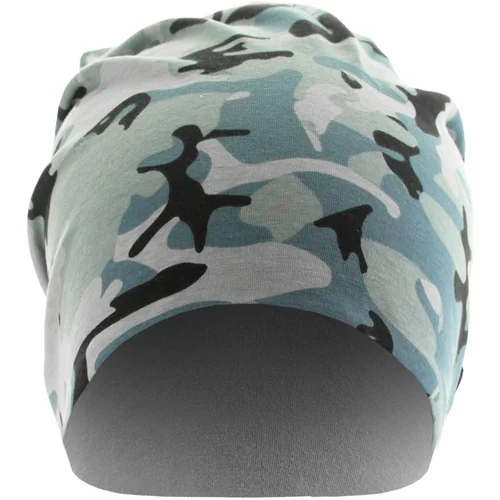 MSTRDS Printed Jersey Beanie grey camo/charcoal