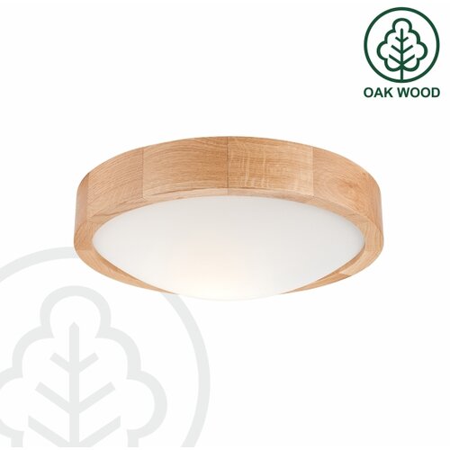 plafonsko svetlo oak slim 1xE27/60W/230V, hrast, prečnik 27 cm Slike