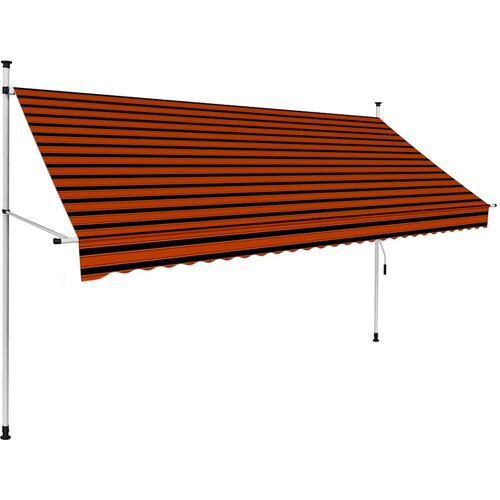 Tenda na ručno uvlačenje 300 cm narančasto-smeđa Cene