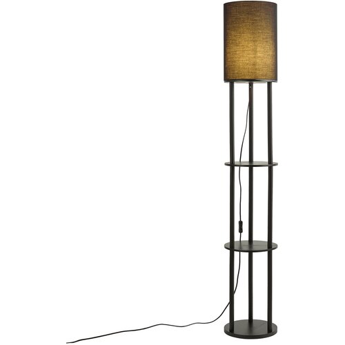 QAZQA Smart vloerlamp zwart incl. Wifi A60 - Stojon Cene
