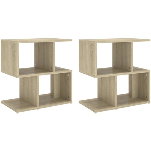 Maison Chic Dvo delni komplet Nočne omarice - Nočne mize sonoma hrast 50x30x51,5 cm iverna plo&amp;scaron;ča, (21687410) Slike