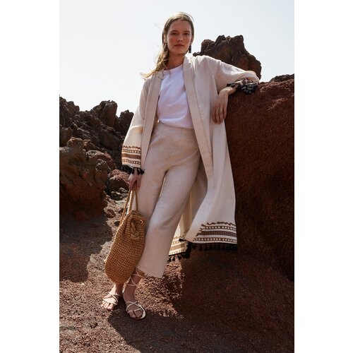Trendyol Kimono & Kaftan - Beige - Oversize Cijene