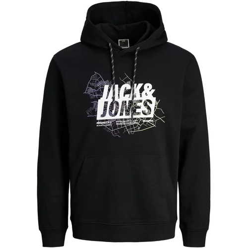 Jack & Jones Sweater majica žuta / svijetloljubičasta / crna / bijela
