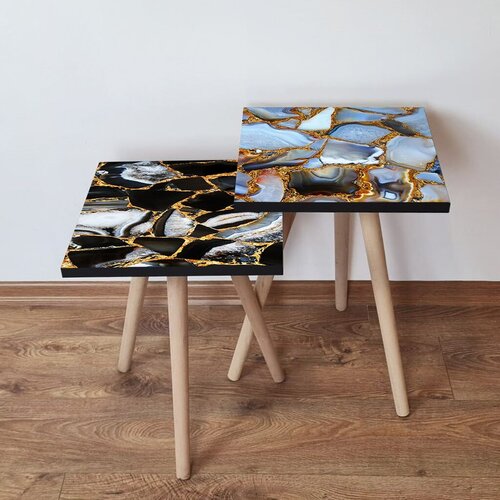 Hanah home set klub stočića 2Shp468, 2 komada, Šareni Cene