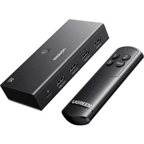 Ugreen HDMI stikalo 4K@60Hz, razdelilnik 3 v 1 s HDR+ podporo Cene