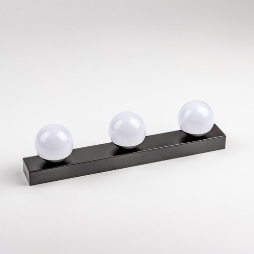 Brilagi KOMPLET 2x LED zidna svetla za kupatilo HOLLYWOOD 3xLED/3W/230V 39 cm IP44 crna Slike