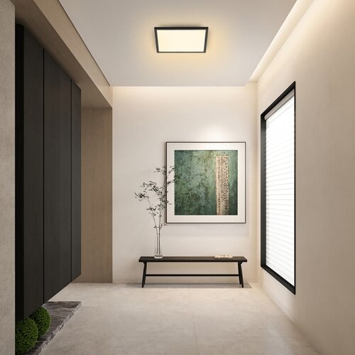  Brilagi - LED prigu&amp;scaron;iva svetiljka SLIMFRAME LED/25W/230V 30x30 cm, crna + daljinski upravljač Slike