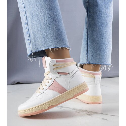 Gemre Pink high-top sneakers Robin Slike