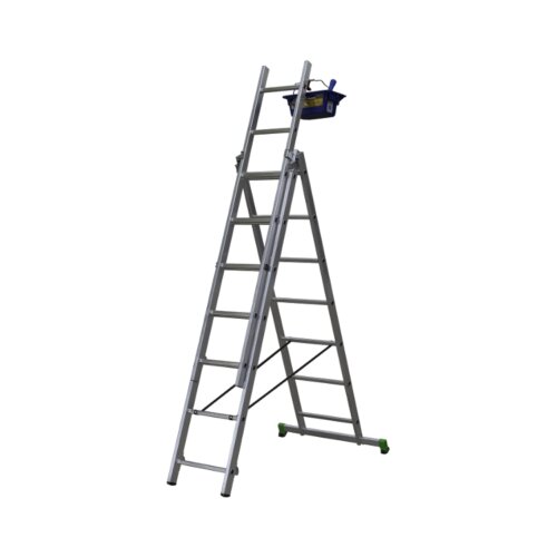 Axial trodelne aluminijumske merdevine 3x7 / 4m Cene