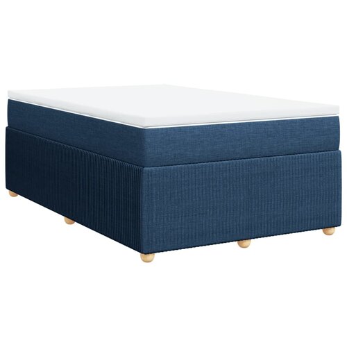 Maison Chic Box spring postelja - Vzmetna postelja z vzmetnico modra 120x190 cm blago SL24325, (21879897) Cene