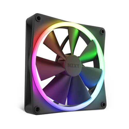 NZXT F140 RGB 140mm ventilator crni (RF-R14SF-B1) Slike