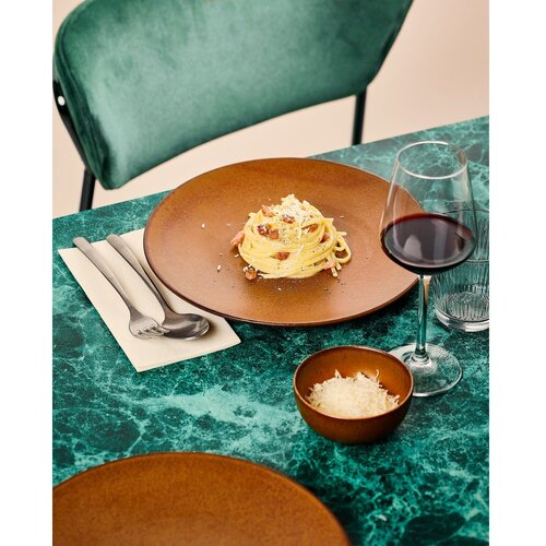 BonBistro Rjav porcelanast krožnik &amp;oslash; 27 cm Ovio &amp;ndash; Slike