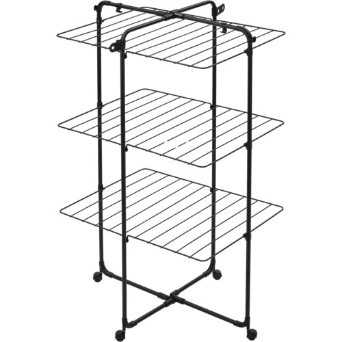 Brabantia Mat črno stojalo za su&amp;scaron;enje perila 23 m HangOn Tower &amp;ndash; Slike
