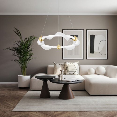 Toolight LED svijetiljka G010-CP WHITE/GOLD Slike