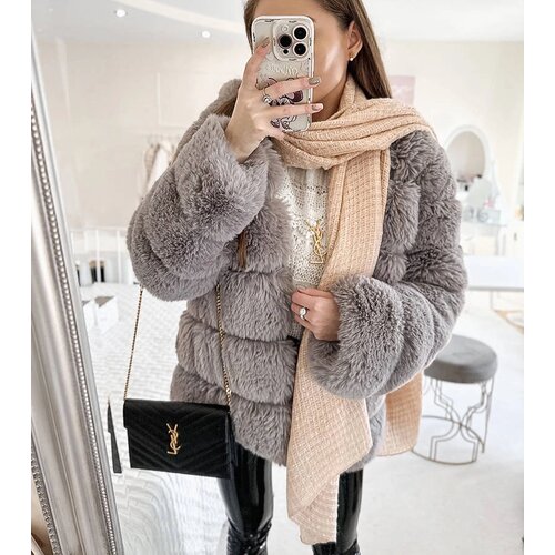 Gemre Pink polka dot scarf Khalil Slike