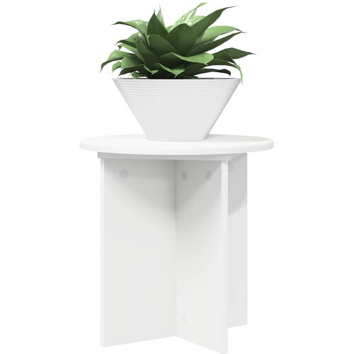  Stalak za biljke 2 pcs Bijela &amp;Oslash;40 x 40 cm Konstruirano drvo Slike