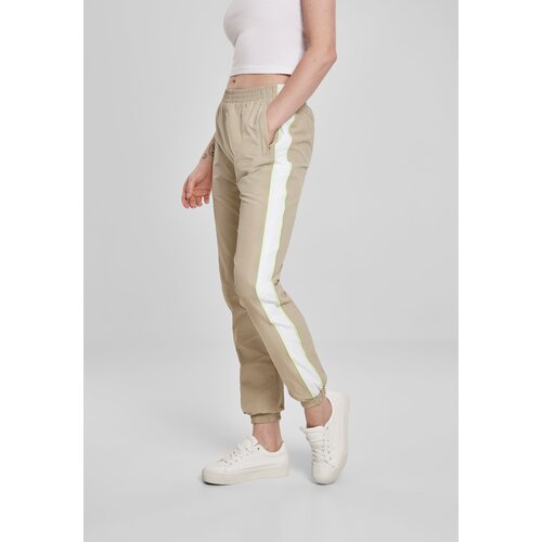Urban Classics Women's Piped Track Trousers Concrete/Electric Lime Cene