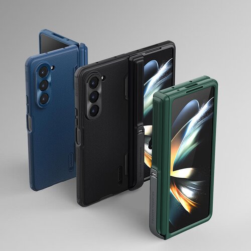 Nillkin Maska za Samsung Galaxy Z Fold 5 5G/ F946B Super Frosted Shield Fold plava Cene