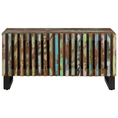 Maison Chic Klubska mizica - kavna mizica - Nizka mizica 80x51x40 cm trden akacijev les, (21753789) Slike
