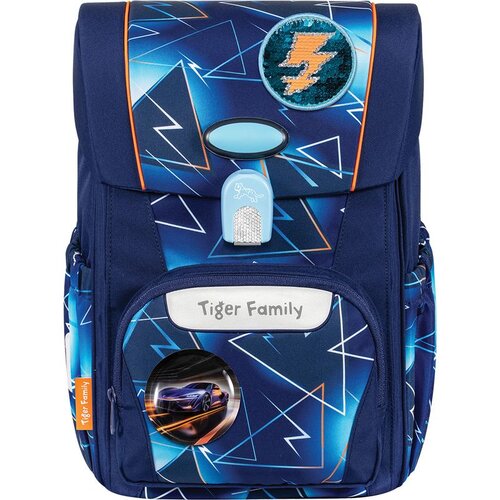 Tiger Family Anatomska &amp;scaron;kolska torba Jump Lightning Race (Go Green) 35,5 cm, 21 l Slike