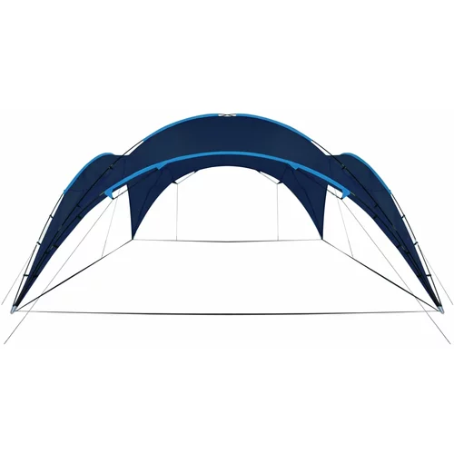Šator za zabave u obliku luka 450 x 450 x 265 cm tamnoplavi