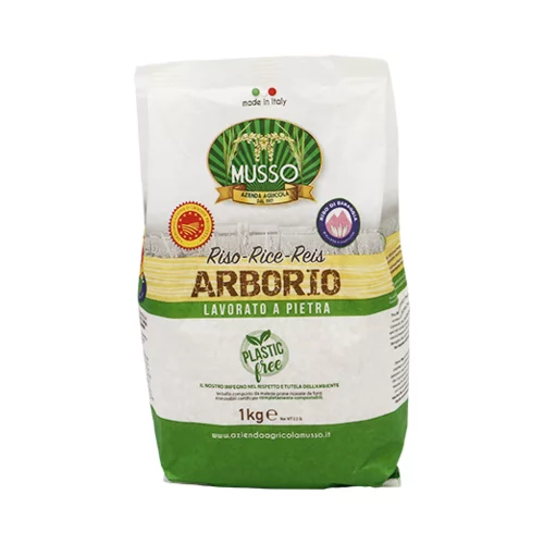 Musso Arborio riž DOP (brez plastike)